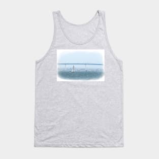 Sailing by the Coronado Bridge Tank Top